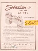 Sebastian-Sebastian Type H Lathe Parts & Tooling Manual Year (1946)-Type H-01